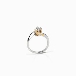 Anello Le Bebe' Cuore Maschio in oro bianco 18 kt