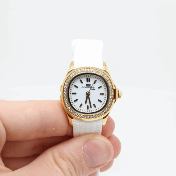 Orologio "ANGERA Watch" Lady Bianco e Oro