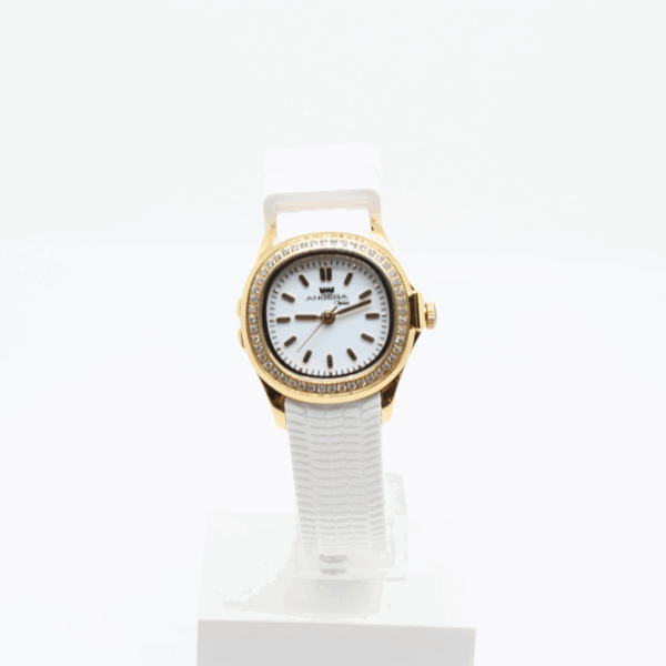 Orologio "ANGERA Watch" Lady Bianco e Oro - immagine 2