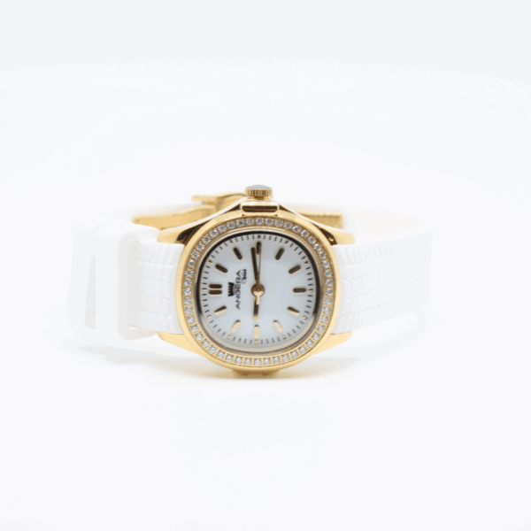 Orologio "ANGERA Watch" Lady Bianco e Oro - immagine 3