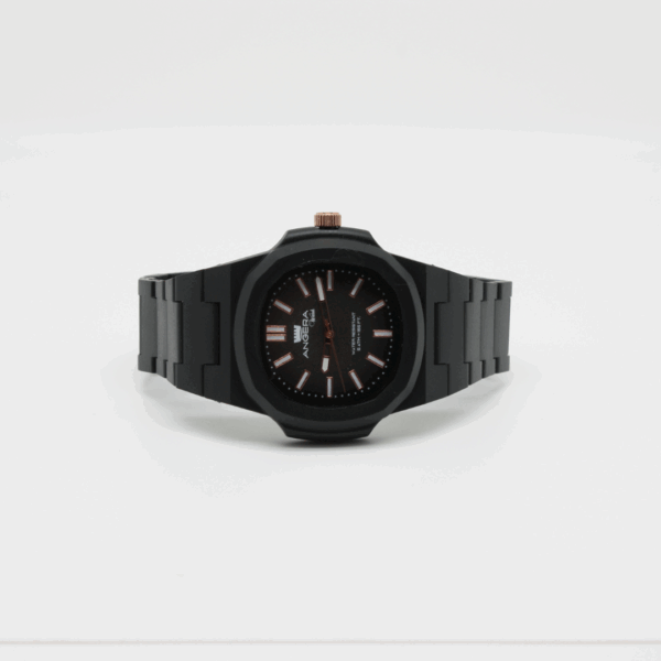 Orologio "ANGERA Watch" Nero e rosato - immagine 3